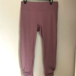 Lululemon Awakening Tight *Taryn Toomey Collection 25” dusty mauve NWOT 12